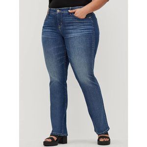 Torrid Mid Rise Slim Boot Jean - Vintage Stretch Medium Wash 20 short